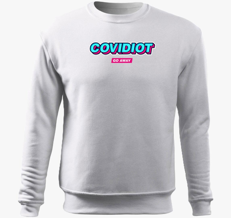 Covidiot belebújós pulóver