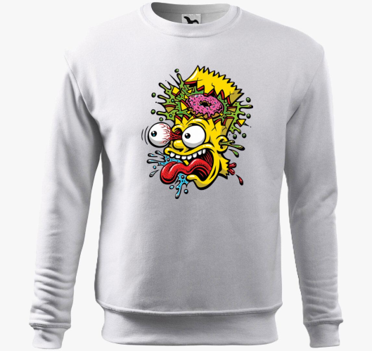 Bart Simpson belebújós pulóver...