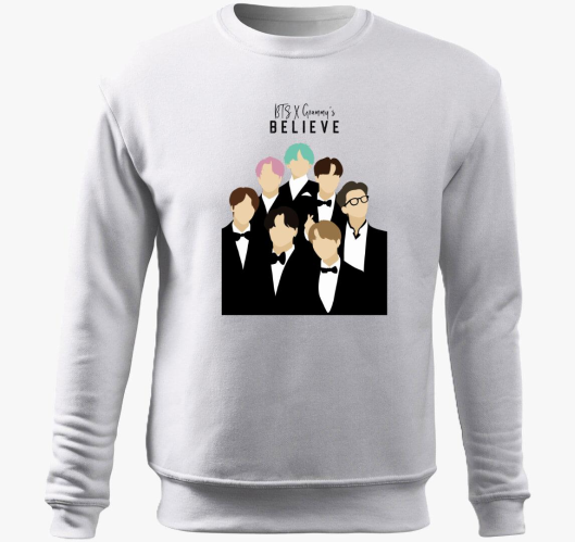 BTS art belebújós pulóver