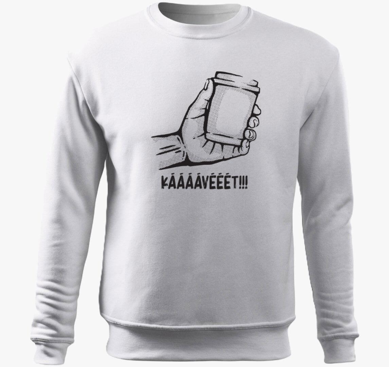 Kell egy kávé belebújós pulóver