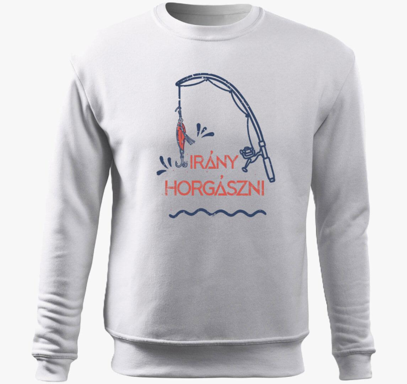 Irány horgászni belebújós pulóver