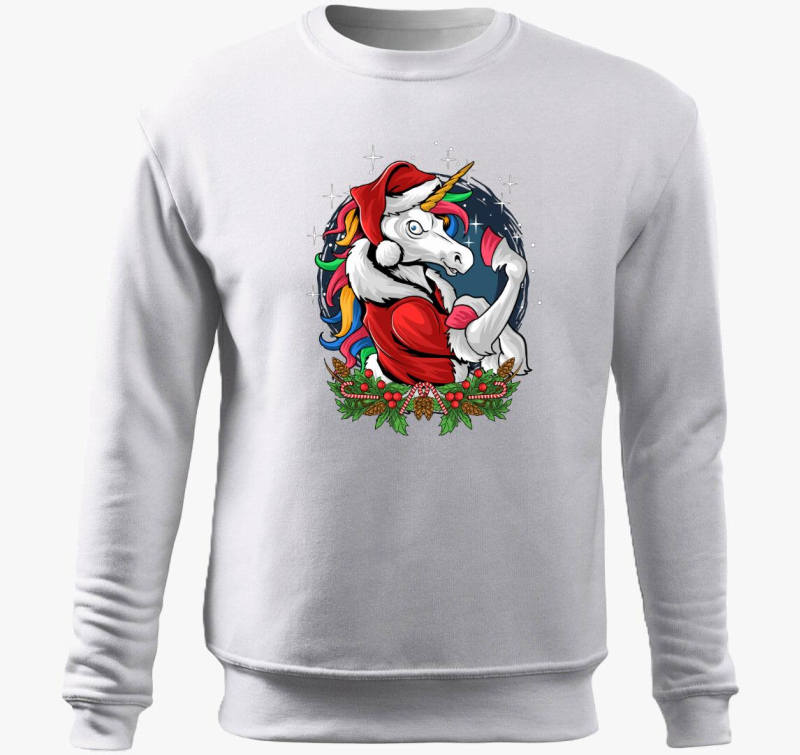 Karácsonyi unikornisos belebújós pulóver