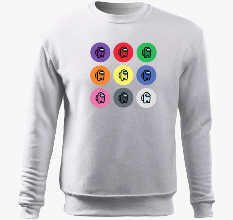 Among Us crewmates belebújós pulóver