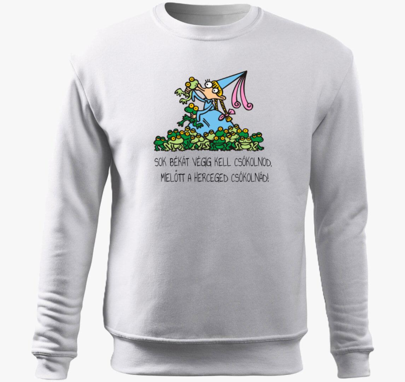 Vicces királylányos belebújós pulóver