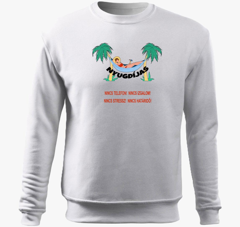 Nyugdíjas vagyok belebújós pulóver