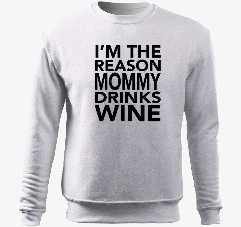 Anyu miattam iszik bort - belebújós pulóver