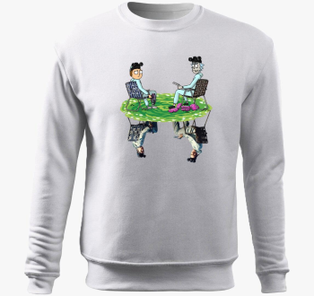 Rick és Morty Breaking Bad fúzió belebújós pulóver
