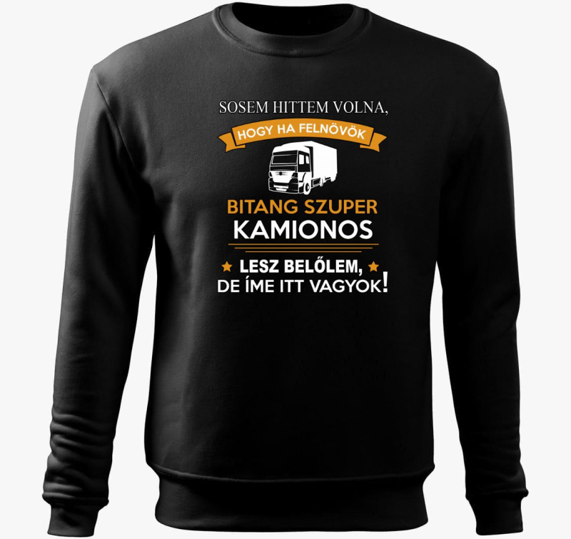 Szuper kamionos belebújós pulóver 