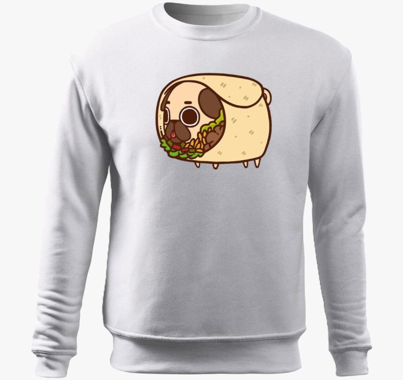 Mopsz burrito belebújós pulóver