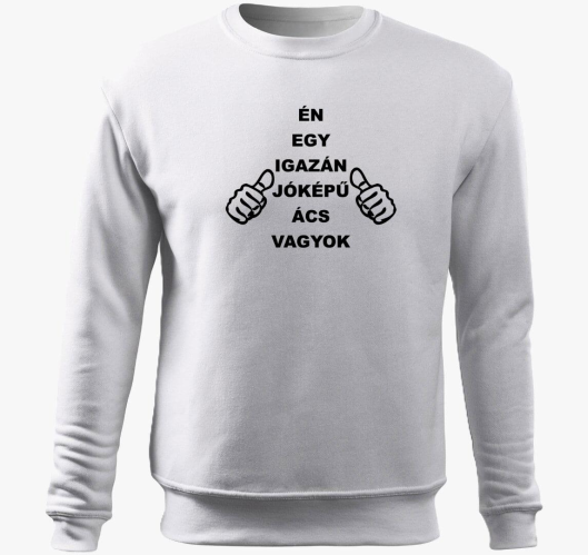 Jóképű ács belebújós pulóver...