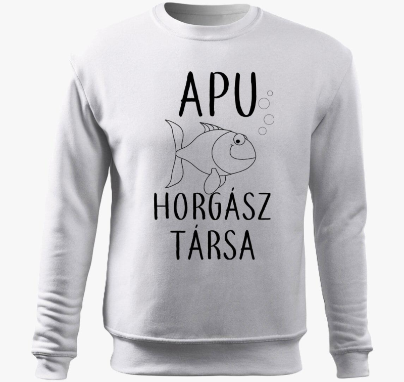 Apu horgász társa-gyerek belebújós pulóver