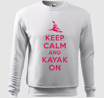 Keep calm keep kayak ON belebújós pulóver