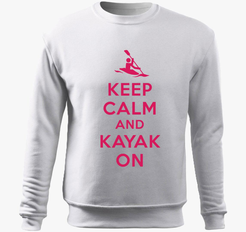 Keep calm keep kayak ON belebújós pulóver