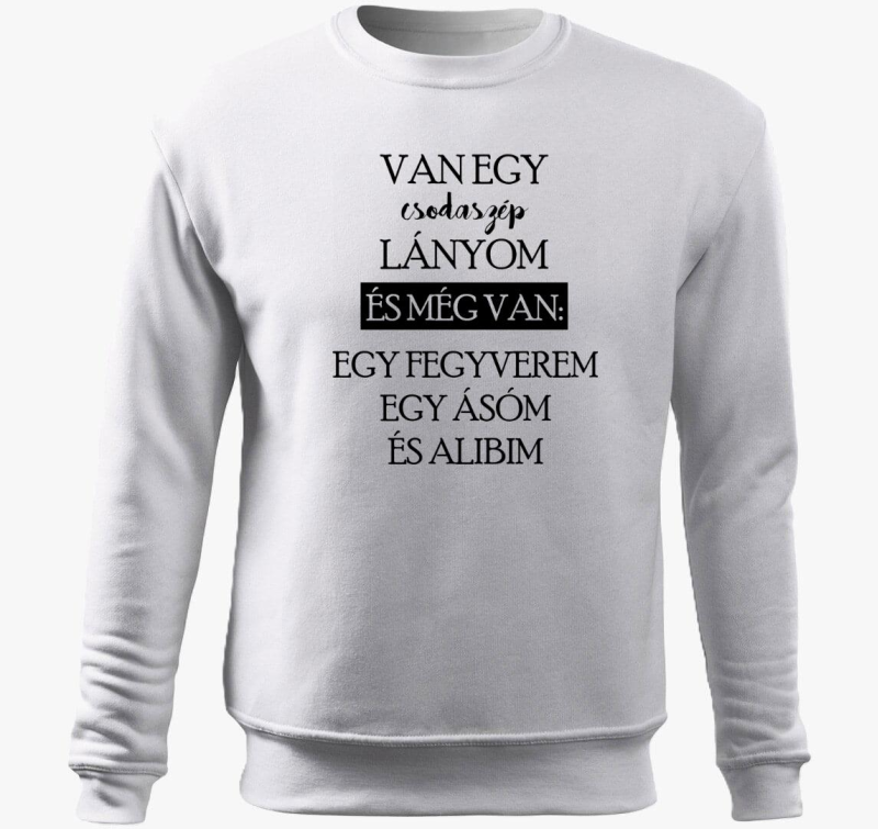 A lányom a mindenem belebújós pulóver