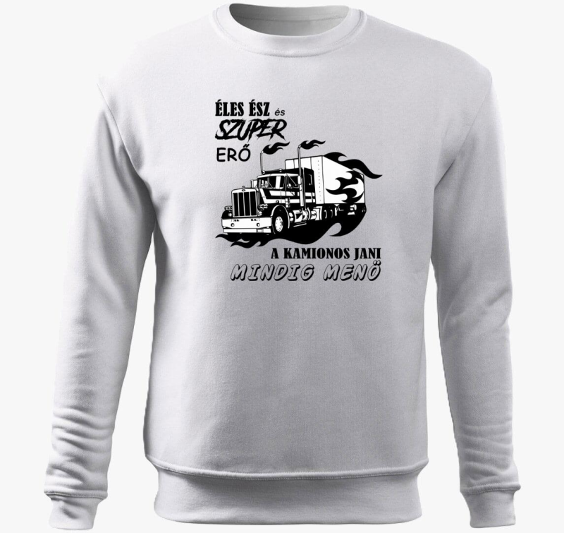 Kamion mester belebújós pulóver