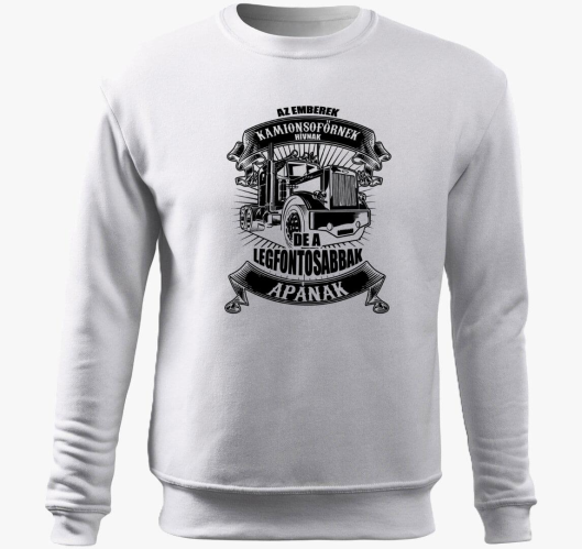 Kamionos apuka belebújós pulóv...