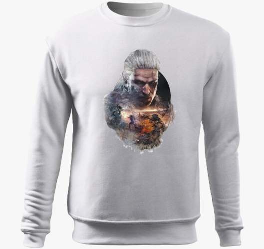 Witcher Art belebújós pulóver...