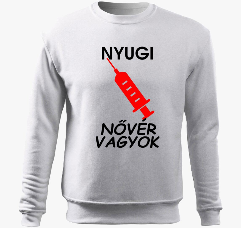 Nyugi nővér vagyok belebújós pulóver