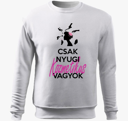 Kozmetikus belebújós pulóver...