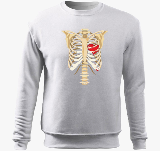 Csontváz belebújós pulóver