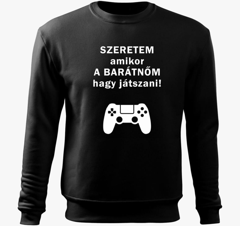Szeretem mikor a barátnőm hagy játszani belebújós pulóver