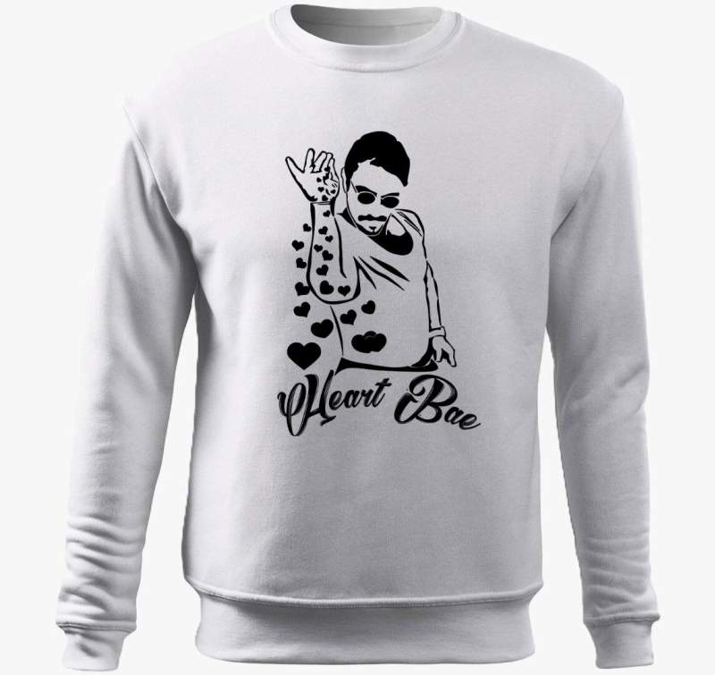Heart bae (Salt bae) belebújós pulóver