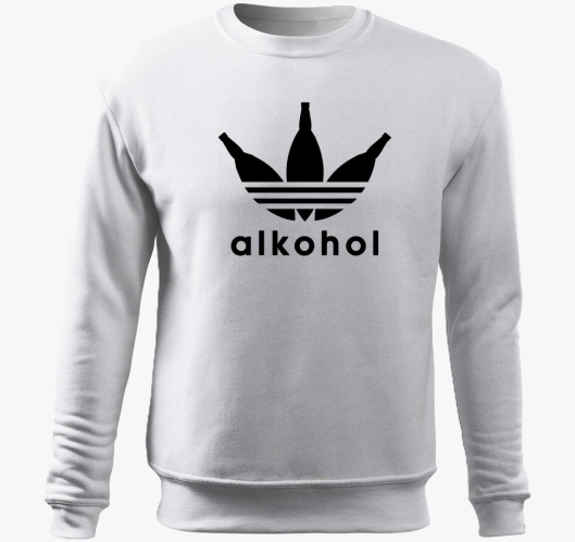 Alkohol belebújós pulóver