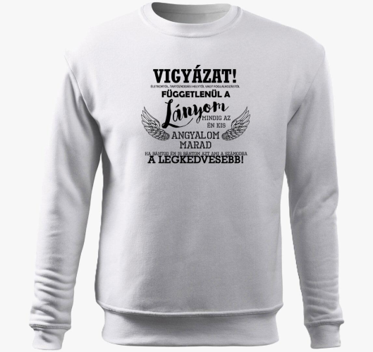 A lányom az angyalom belebújós...