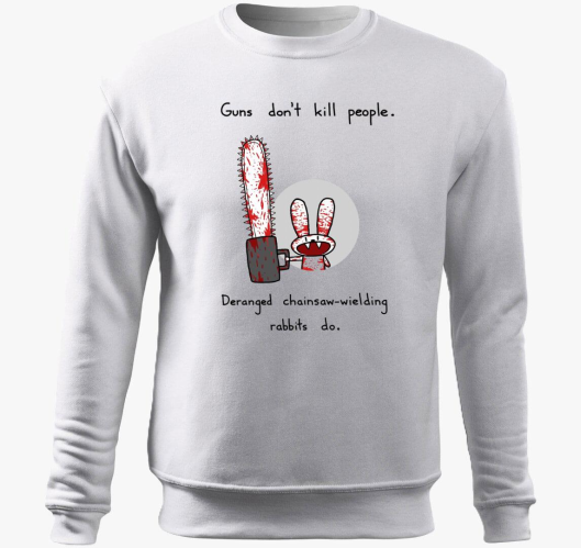 Vérnyúl belebújós pulóver