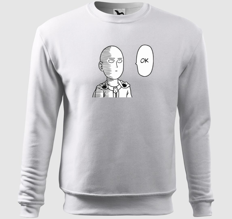 One Punch Man Saitama OK belebújós pulóver