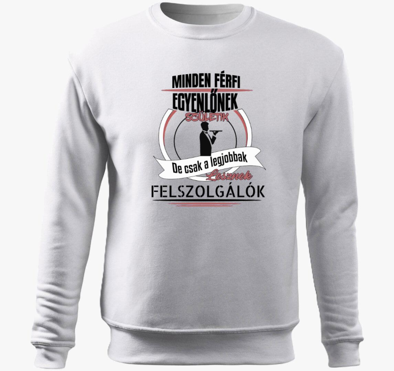 A legjobbak lesznek felszolgálók belebújós pulóver