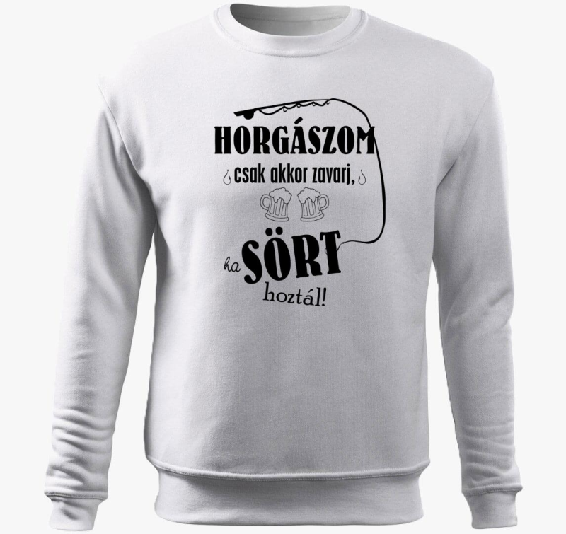 Horgászos Sörös belebújós pulóver