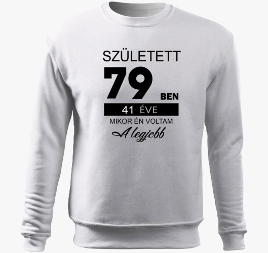 Szülinapos belebújós pulóver m...