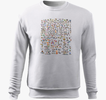 8bit Nintendo belebújós pulóver - Retro style!