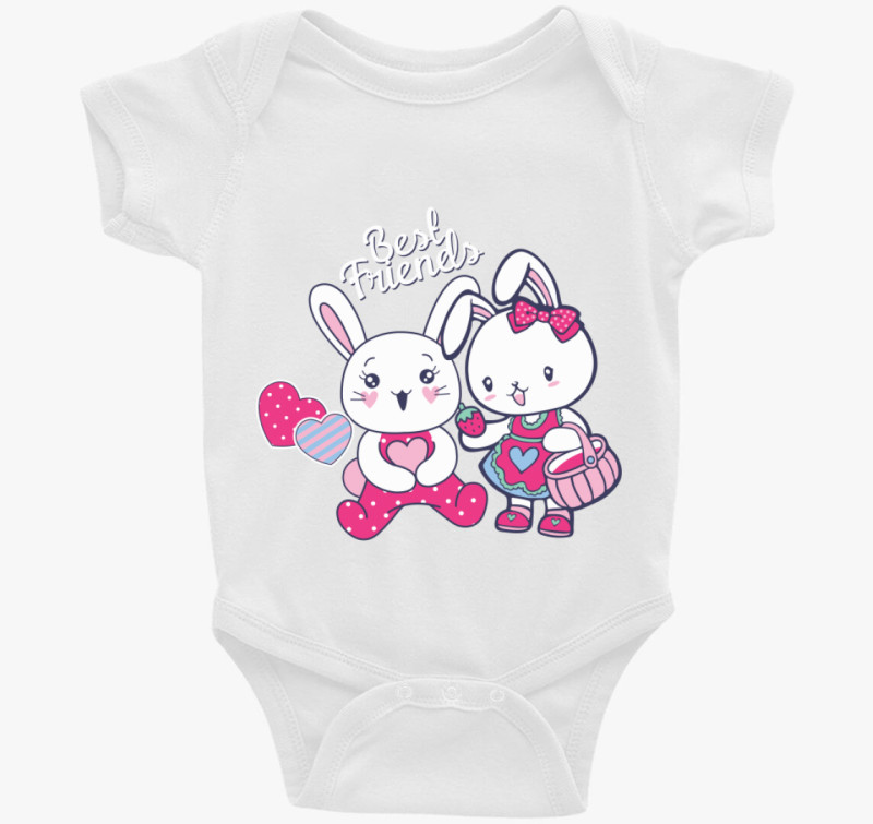 Legjobb barátok nyuszik body