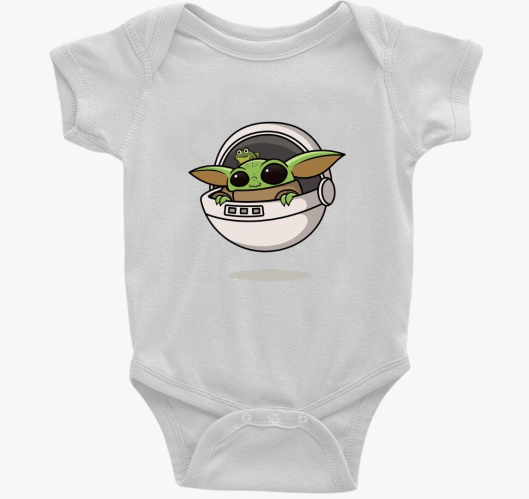 Baby Yoda art baba body