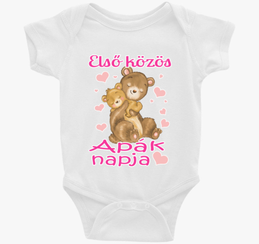 Első közös Apák napja maci lán...