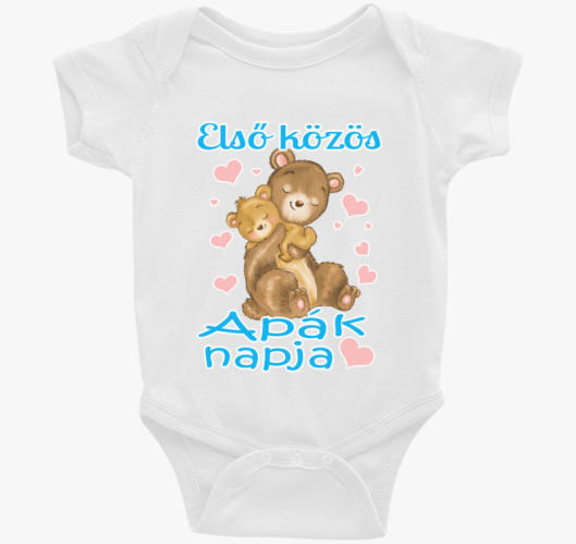 Első közös Apák napja maci fiú...