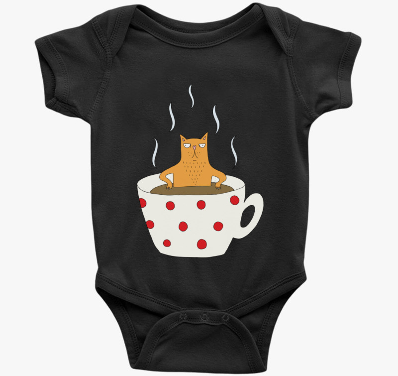 Mokkás vörös macska - body