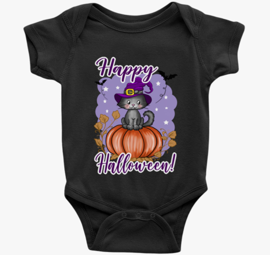 Halloween cica tökön gyerek bo...