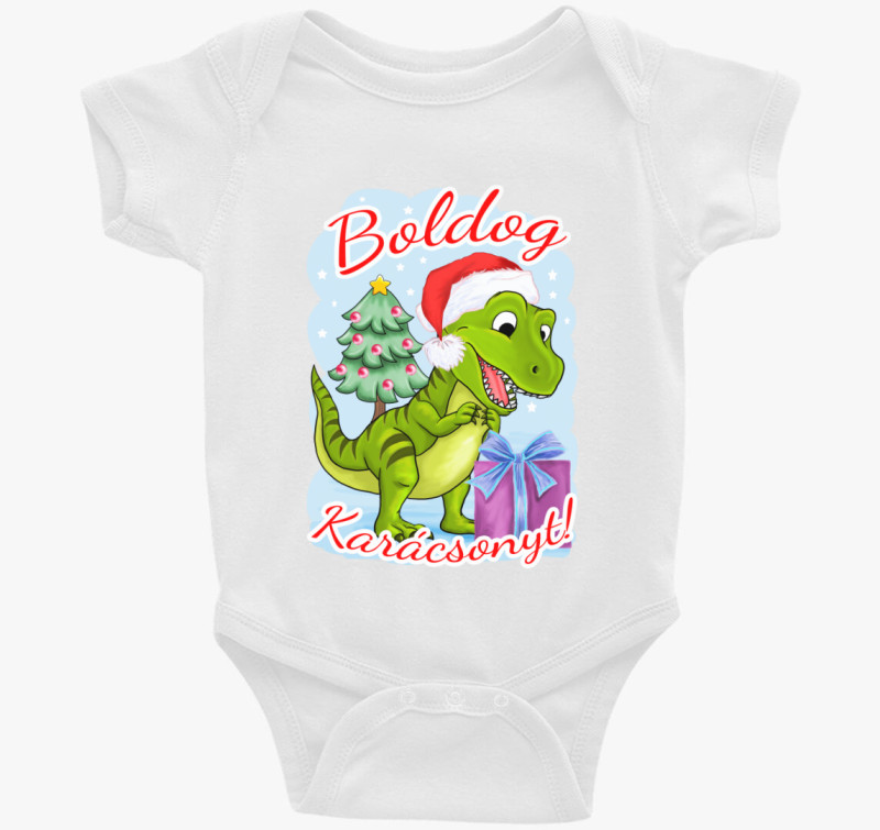 Boldog karácsonyt dínó body