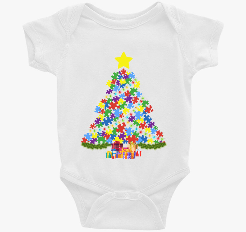 Klafa karácsonyi kirakós body