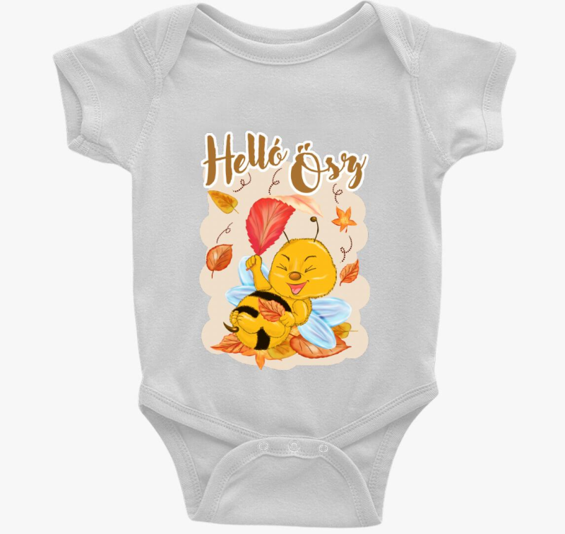 Helló ősz méhecske játszik gyerek body