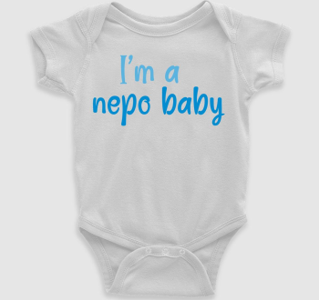 I'm a nepo baby (kék) feliratos body