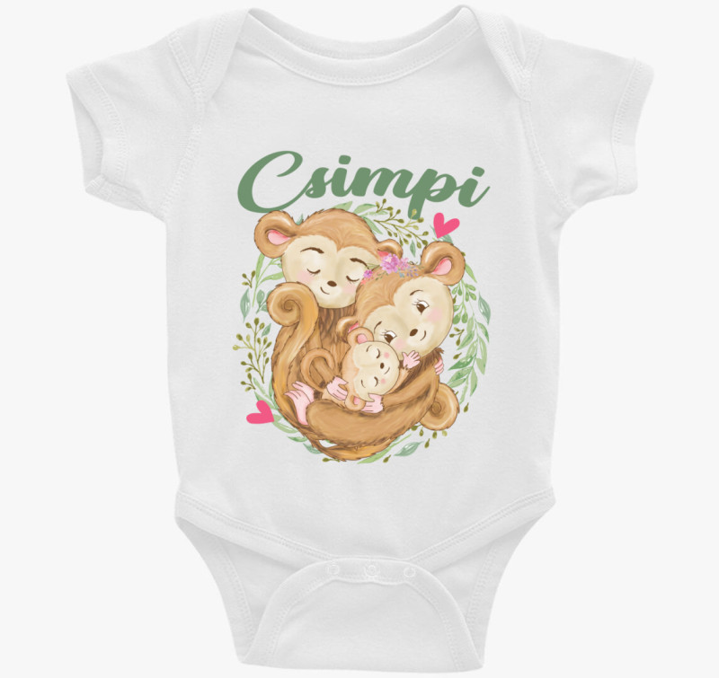 Csimpi fiú családi body