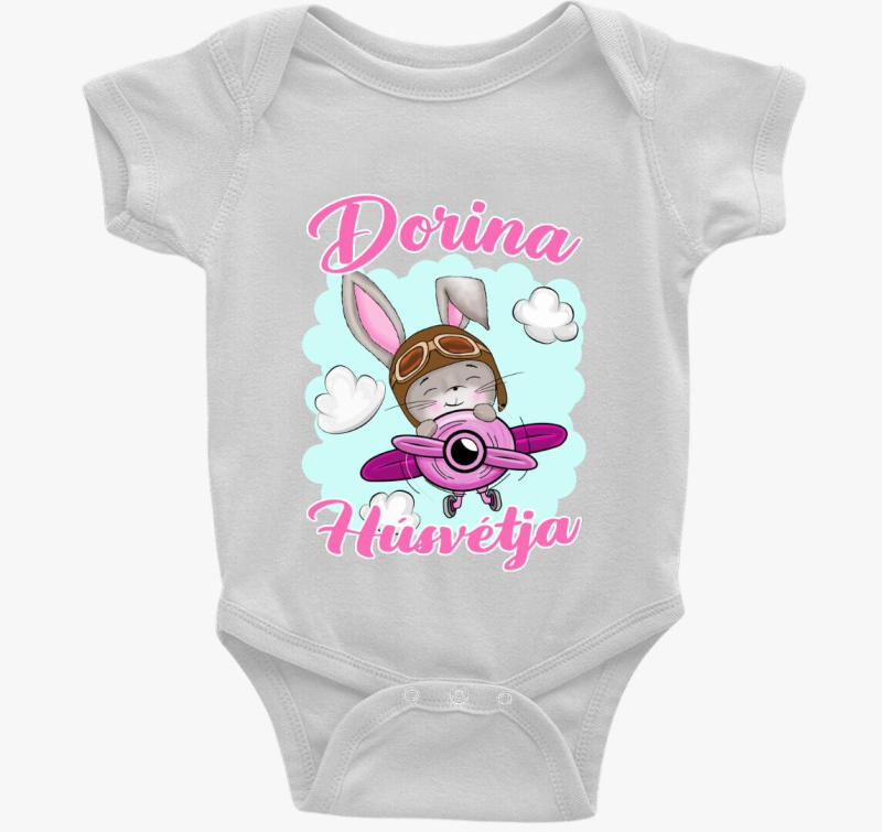 Húsvét Nyuszi repül, névvel lány body