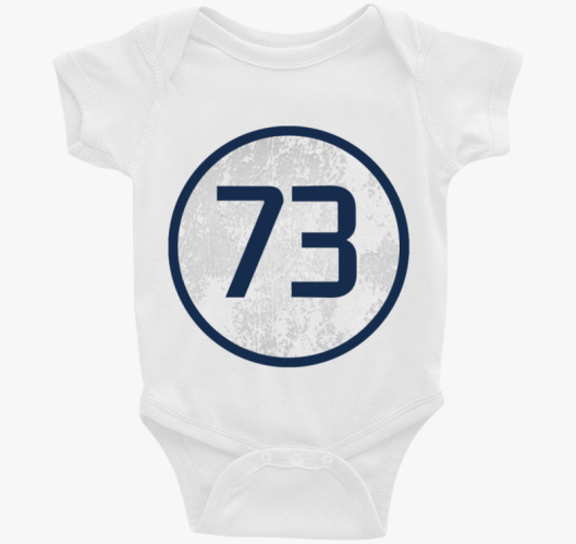 73 prím (Sheldon) kék body