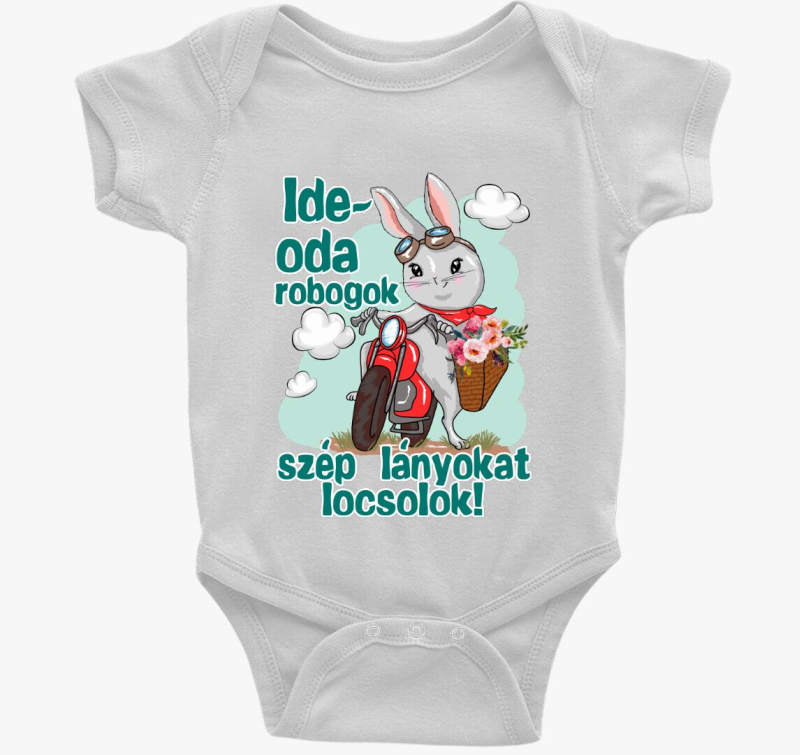 Húsvét Nyuszi motoron Ide oda robogok body