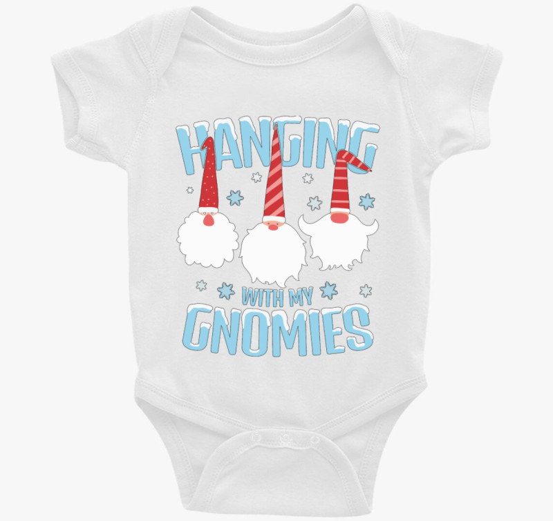 Gnómos karácsonyi body