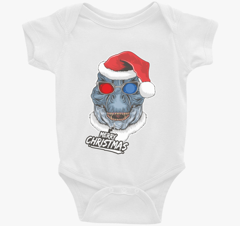 Szörnyis karácsonyi body